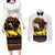 Happy Africa Day Couples Matching Long Sleeve Bodycon Dress and Long Sleeve Button Shirt African Safari With Map