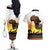 Happy Africa Day Couples Matching Off The Shoulder Long Sleeve Dress and Hawaiian Shirt African Safari With Map