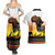 Happy Africa Day Couples Matching Summer Maxi Dress and Hawaiian Shirt African Safari With Map