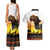 Happy Africa Day Couples Matching Tank Maxi Dress and Hawaiian Shirt African Safari With Map