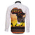 Happy Africa Day Family Matching Long Sleeve Bodycon Dress and Hawaiian Shirt African Safari With Map