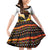 Happy Africa Day Family Matching Off Shoulder Short Dress and Hawaiian Shirt African Safari With Map