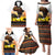Happy Africa Day Family Matching Puletasi and Hawaiian Shirt African Safari With Map
