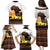 Happy Africa Day Family Matching Puletasi and Hawaiian Shirt African Safari With Map