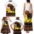 Happy Africa Day Family Matching Tank Maxi Dress and Hawaiian Shirt African Safari With Map