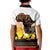 Happy Africa Day Kid Polo Shirt African Safari With Map