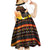 Happy Africa Day Kid Short Sleeve Dress African Safari With Map