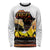 Happy Africa Day Long Sleeve Shirt African Safari With Map
