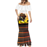 Happy Africa Day Mermaid Dress African Safari With Map
