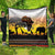 Happy Africa Day Quilt African Safari With Map
