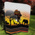Happy Africa Day Quilt African Safari With Map