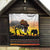 Happy Africa Day Quilt African Safari With Map