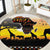 Happy Africa Day Round Carpet African Safari With Map