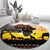 Happy Africa Day Round Carpet African Safari With Map