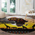 Happy Africa Day Round Carpet African Safari With Map