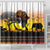 Happy Africa Day Shower Curtain African Safari With Map