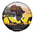 Happy Africa Day Spare Tire Cover African Safari With Map