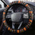 Happy Africa Day Steering Wheel Cover African Safari With Map