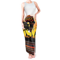 Happy Africa Day Tank Maxi Dress African Safari With Map