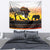 Happy Africa Day Tapestry African Safari With Map