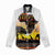 Happy Africa Day Women Casual Shirt African Safari With Map