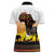 Happy Africa Day Women Polo Shirt African Safari With Map