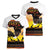 Happy Africa Day Women V-Neck T-Shirt African Safari With Map