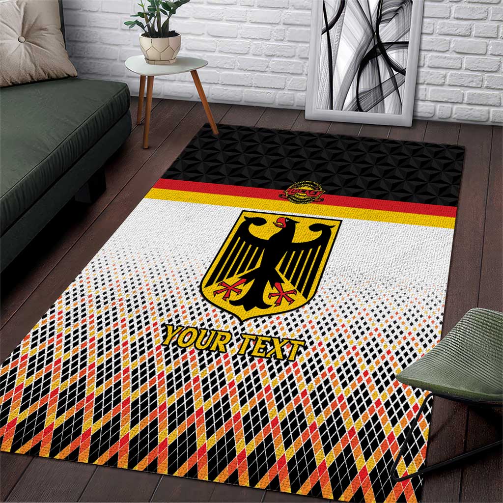 Custom Germany Hockey Area Rug Go Trager der Adler