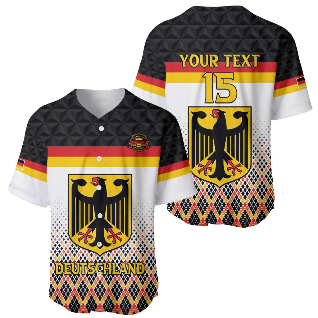 Custom Germany Hockey Baseball Jersey Go Trager der Adler