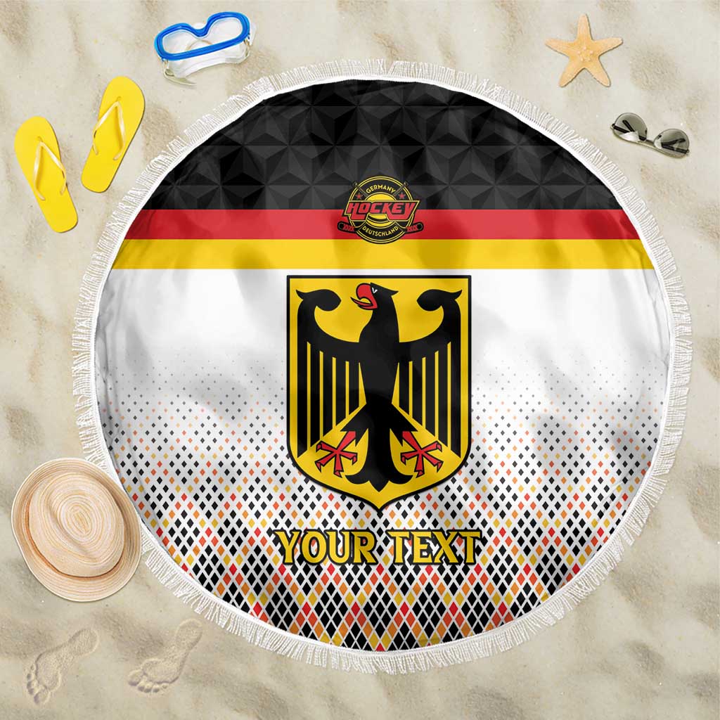 Custom Germany Hockey Beach Blanket Go Trager der Adler