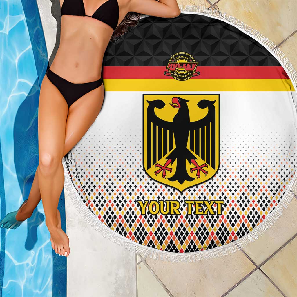 Custom Germany Hockey Beach Blanket Go Trager der Adler