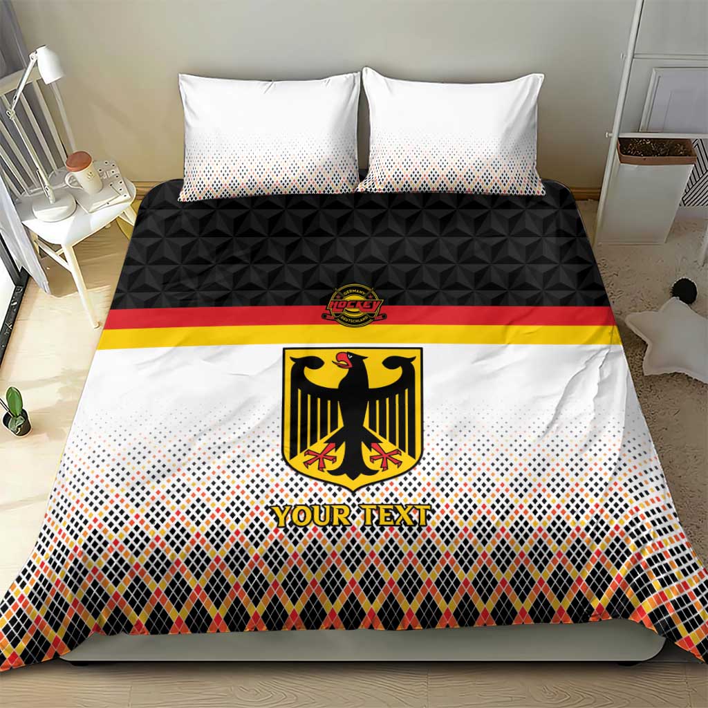 Custom Germany Hockey Bedding Set Go Trager der Adler