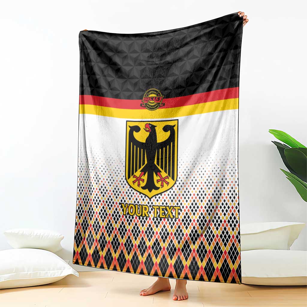 Custom Germany Hockey Blanket Go Trager der Adler