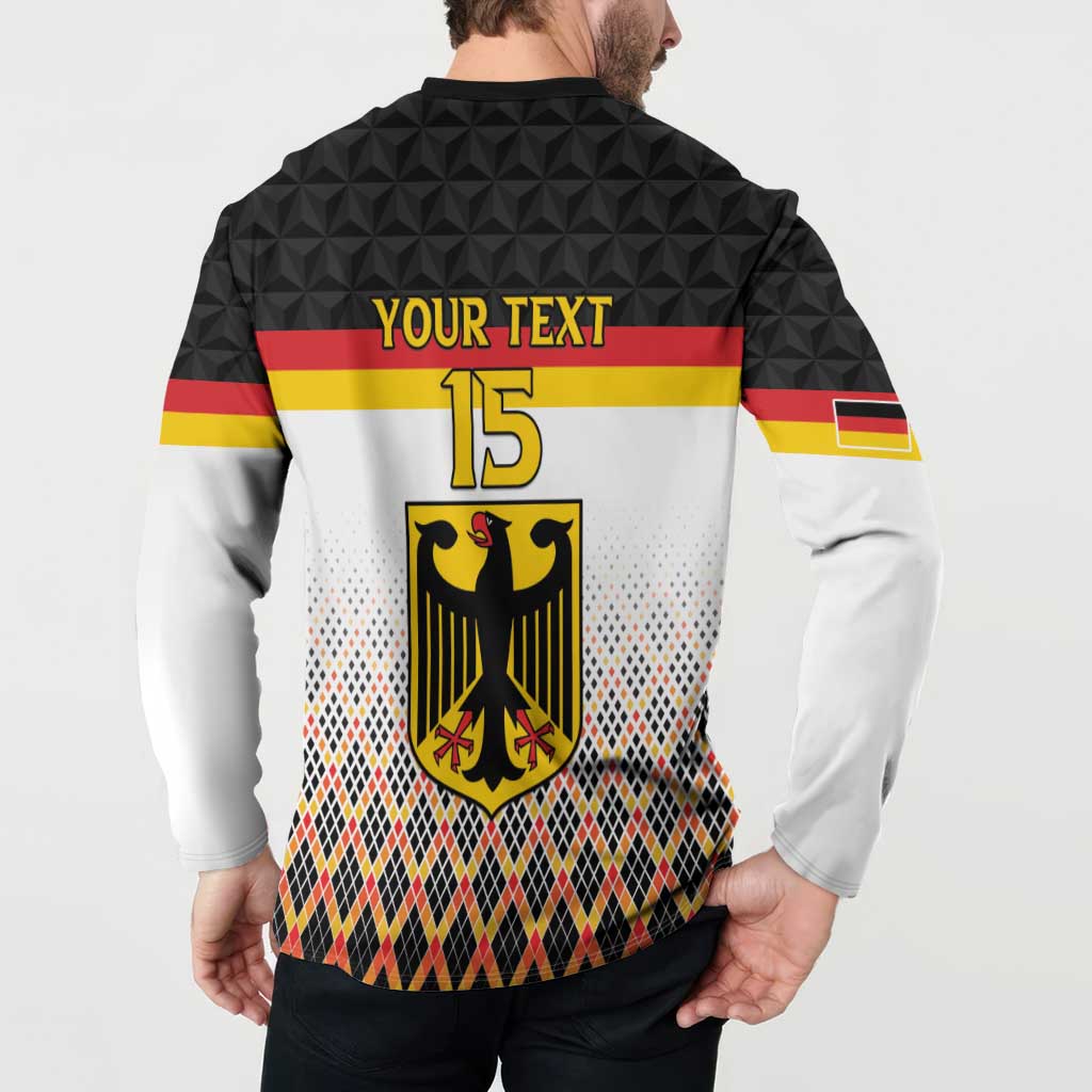 Custom Germany Hockey Button Sweatshirt Go Trager der Adler