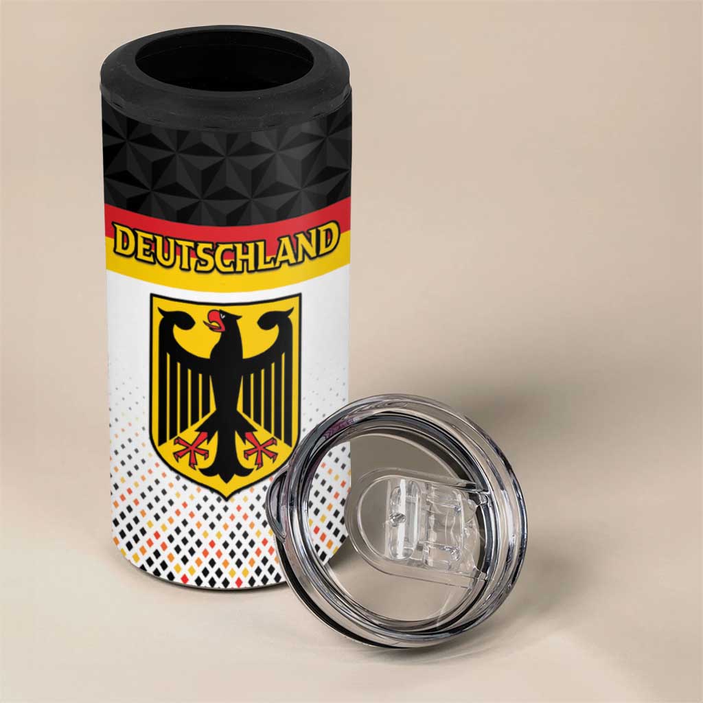 Custom Germany Hockey 4 in 1 Can Cooler Tumbler Go Trager der Adler