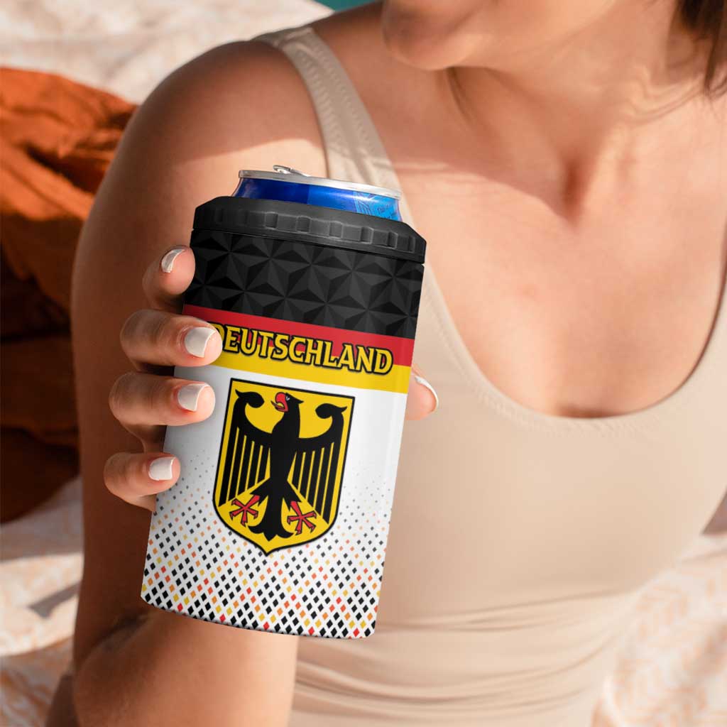 Custom Germany Hockey 4 in 1 Can Cooler Tumbler Go Trager der Adler