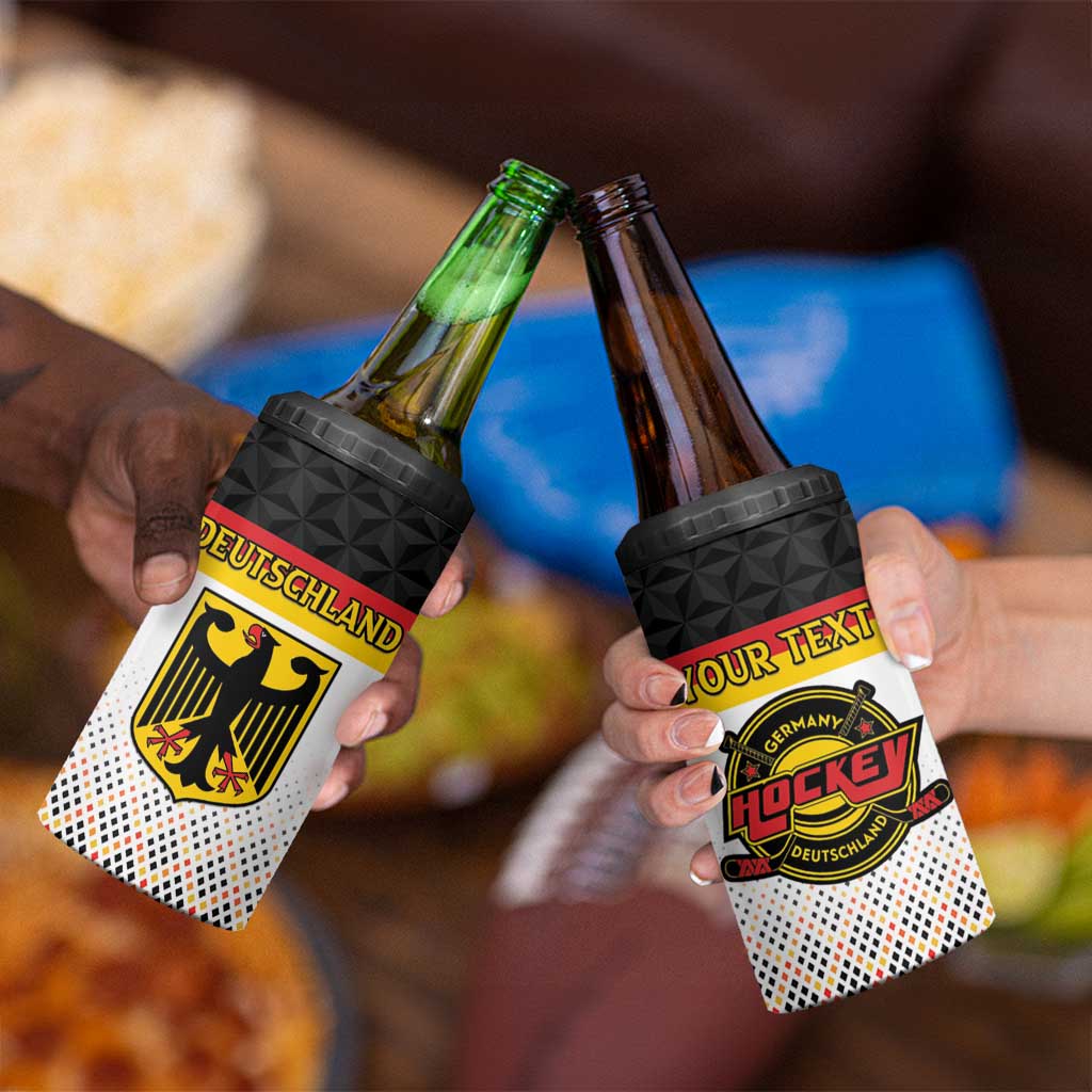 Custom Germany Hockey 4 in 1 Can Cooler Tumbler Go Trager der Adler