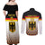 Custom Germany Hockey Couples Matching Off Shoulder Maxi Dress and Long Sleeve Button Shirt Go Trager der Adler