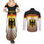 Custom Germany Hockey Couples Matching Summer Maxi Dress and Long Sleeve Button Shirt Go Trager der Adler