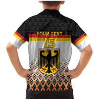 Custom Germany Hockey Family Matching Mermaid Dress and Hawaiian Shirt Go Trager der Adler
