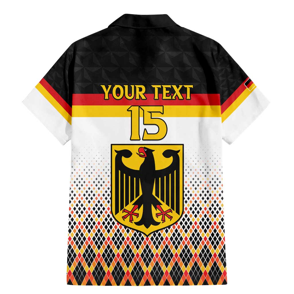 Custom Germany Hockey Family Matching Mermaid Dress and Hawaiian Shirt Go Trager der Adler