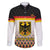 Custom Germany Hockey Family Matching Off Shoulder Maxi Dress and Hawaiian Shirt Go Trager der Adler