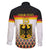 Custom Germany Hockey Family Matching Off Shoulder Maxi Dress and Hawaiian Shirt Go Trager der Adler