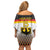 Custom Germany Hockey Family Matching Off Shoulder Short Dress and Hawaiian Shirt Go Trager der Adler