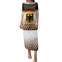 Custom Germany Hockey Family Matching Puletasi and Hawaiian Shirt Go Trager der Adler