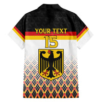 Custom Germany Hockey Family Matching Short Sleeve Bodycon Dress and Hawaiian Shirt Go Trager der Adler
