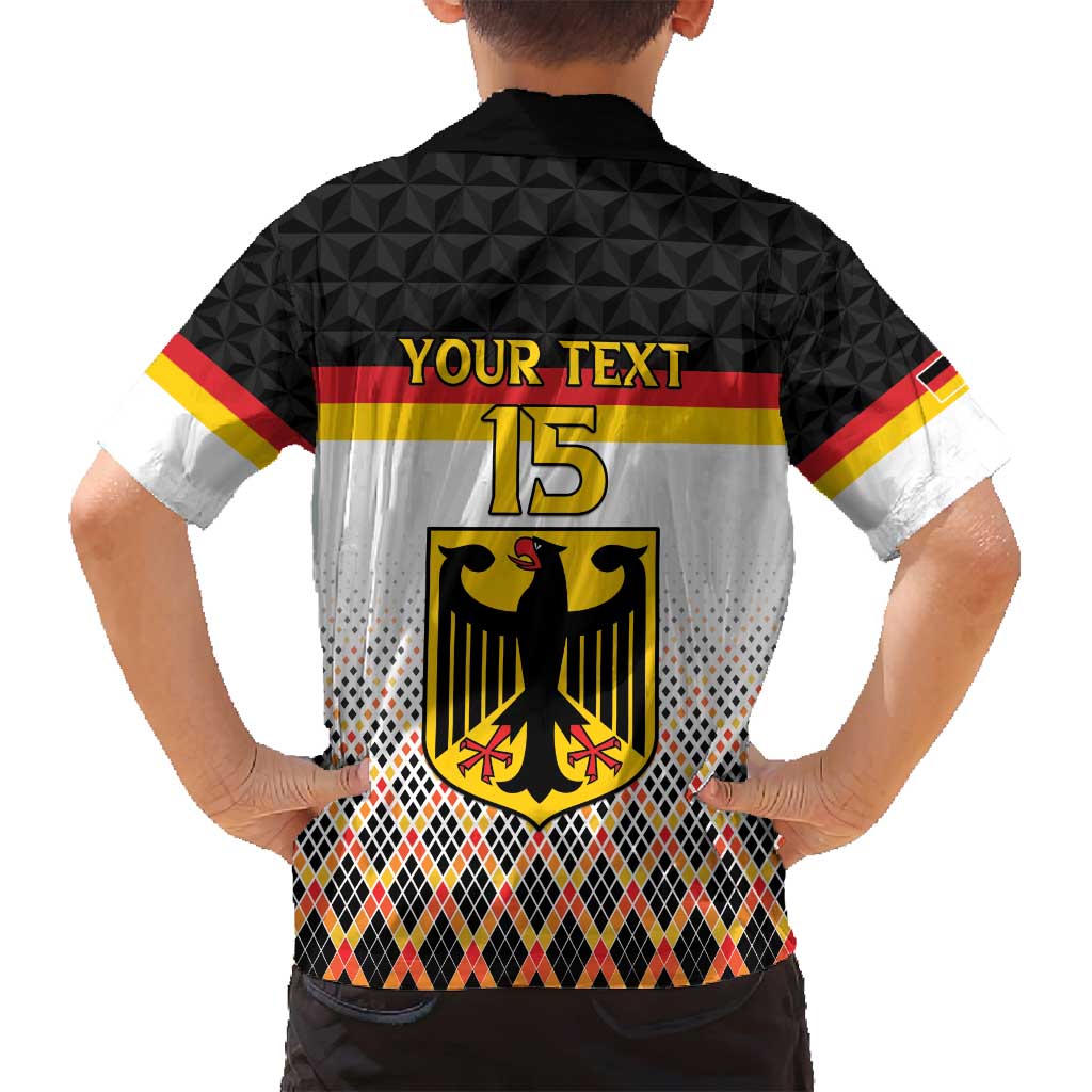 Custom Germany Hockey Family Matching Summer Maxi Dress and Hawaiian Shirt Go Trager der Adler