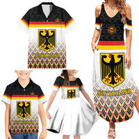 Custom Germany Hockey Family Matching Summer Maxi Dress and Hawaiian Shirt Go Trager der Adler