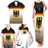 Custom Germany Hockey Family Matching Tank Maxi Dress and Hawaiian Shirt Go Trager der Adler
