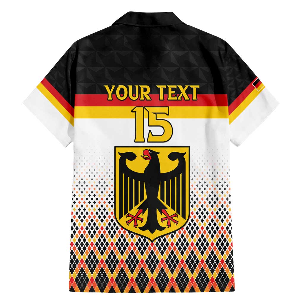Custom Germany Hockey Hawaiian Shirt Go Trager der Adler
